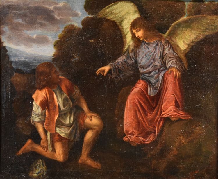 Tobiolo e l’Angelo - Giovanni Gerolamo Savoldo (Brescia, 1480 circa – post 1548) Seguace di