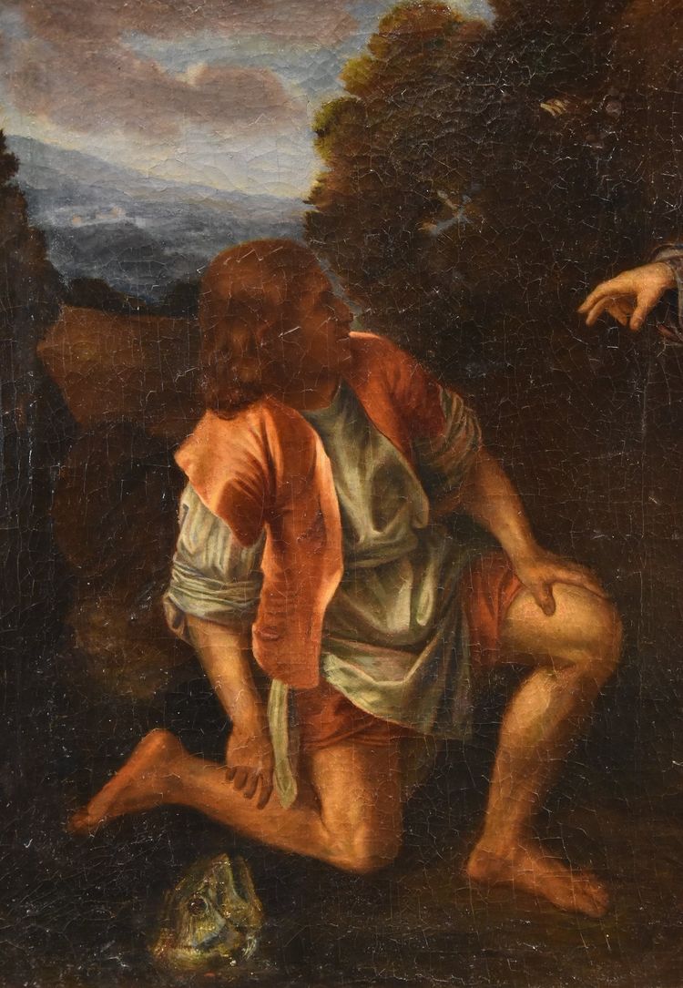 Tobiolo e l’Angelo - Giovanni Gerolamo Savoldo (Brescia, 1480 circa – post 1548) Seguace di