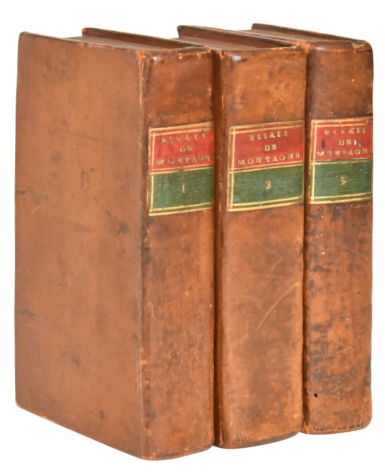 Michel de MONTAIGNE "The Essays" Edition Rondet, Journel and Chevillion in Paris, 1659 and 1669