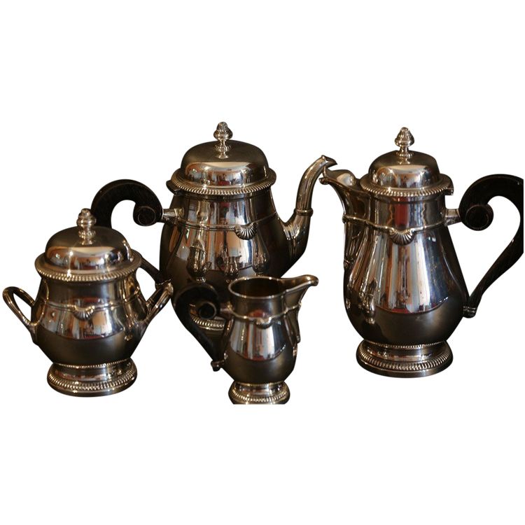 Coffee and tea service silver plated