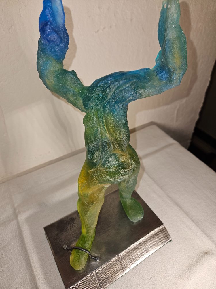 Glass paste sculpture attributed to Daum - Unique piece - 20th century -