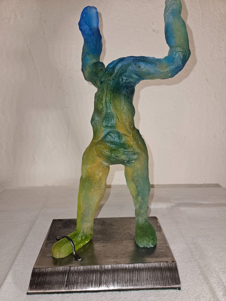 Glass paste sculpture attributed to Daum - Unique piece - 20th century -
