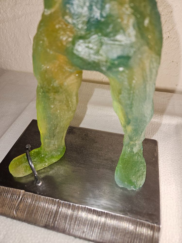 Glass paste sculpture attributed to Daum - Unique piece - 20th century -