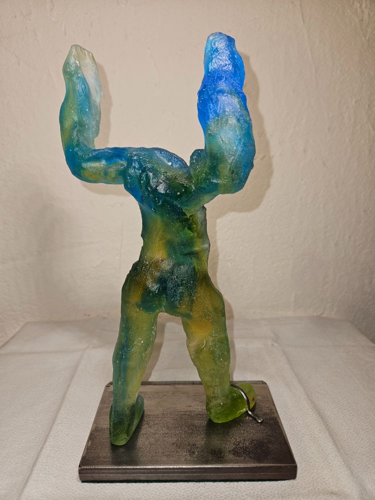 Glass paste sculpture attributed to Daum - Unique piece - 20th century -