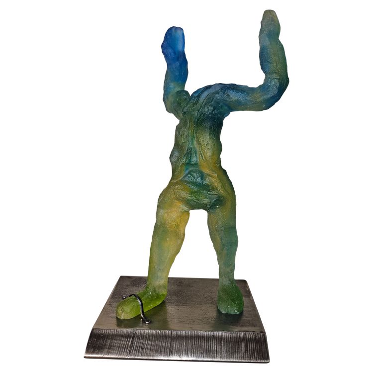 Glass paste sculpture attributed to Daum - Unique piece - 20th century -