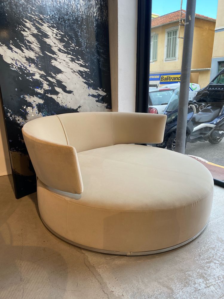 Antonio Citterio Maxalto B&B Italia round swivel sofa - Amoenus model