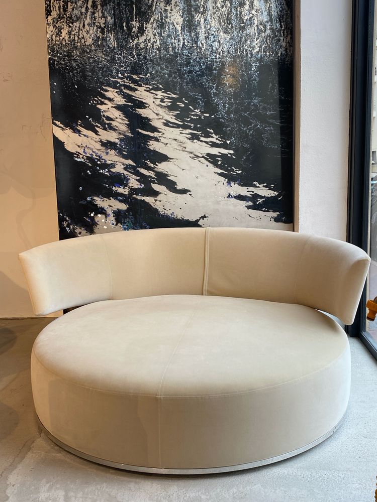 Antonio Citterio Maxalto B&B Italia round swivel sofa - Amoenus model