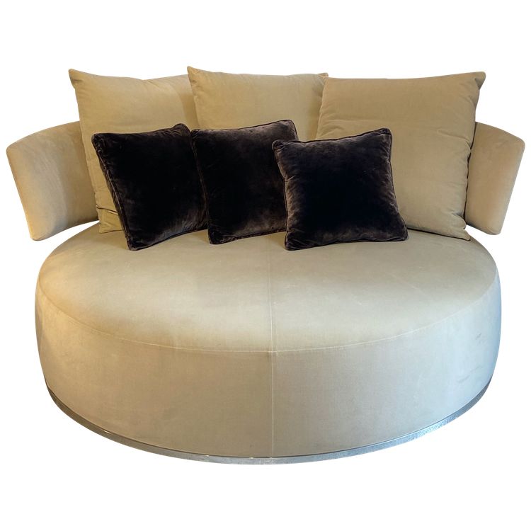 Antonio Citterio Maxalto B&B Italia round swivel sofa - Amoenus model