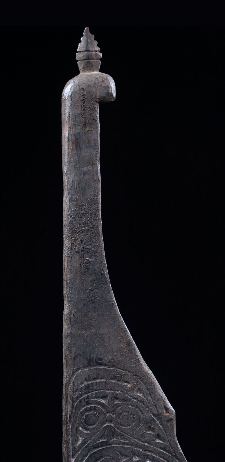Mino-type ceremonial spear, Oceanic art, tribal art, Papua New Guinea, Oceania