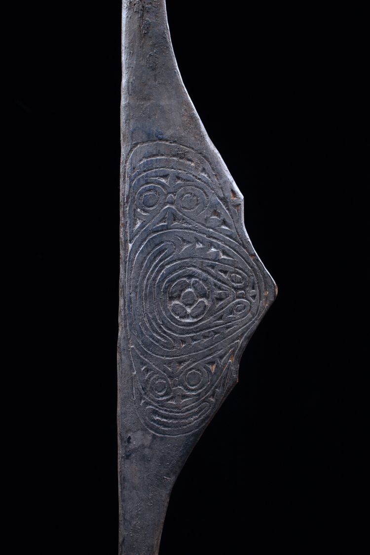 Mino-type ceremonial spear, Oceanic art, tribal art, Papua New Guinea, Oceania