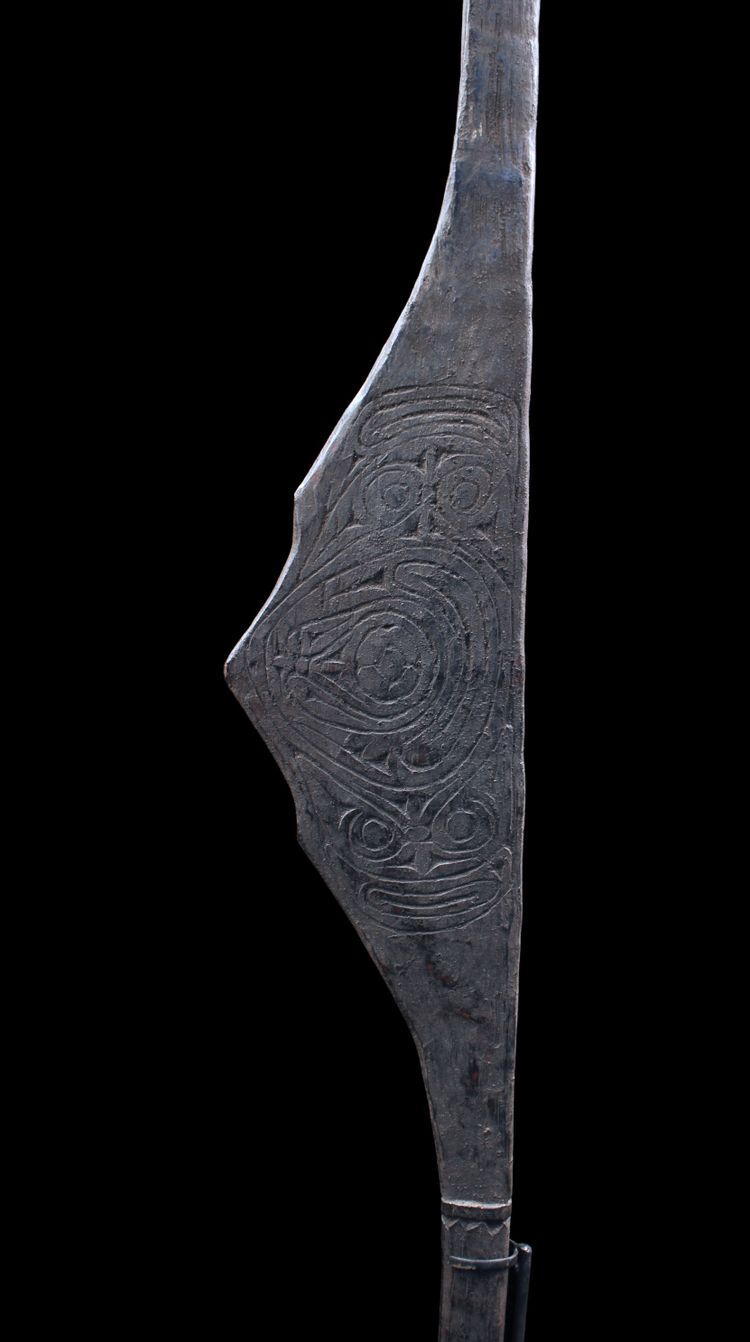Mino-type ceremonial spear, Oceanic art, tribal art, Papua New Guinea, Oceania
