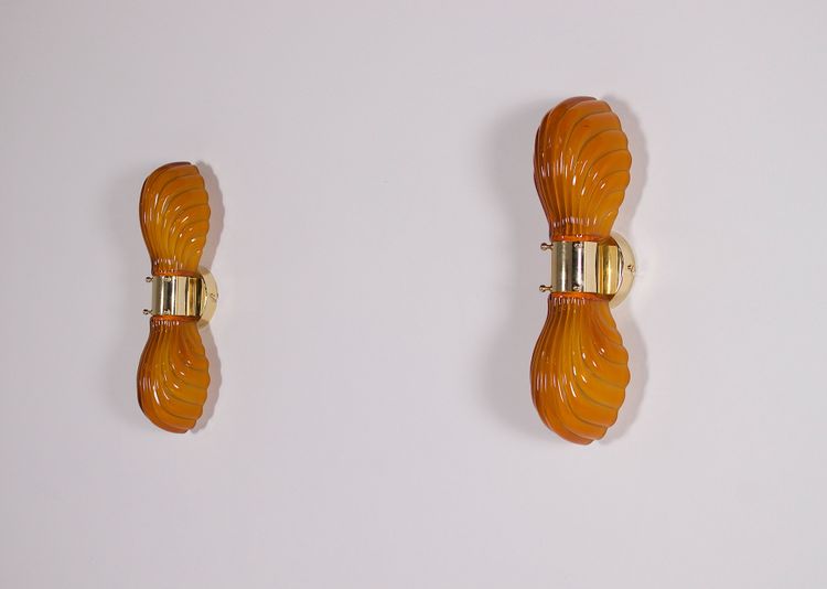Pair of Italian “Shell” Wall Lights