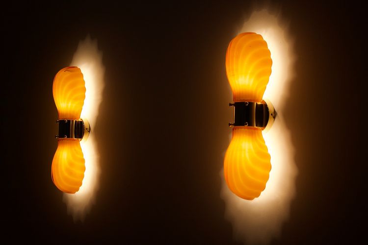 Pair of Italian “Shell” Wall Lights
