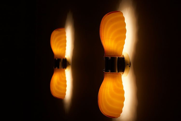 Pair of Italian “Shell” Wall Lights