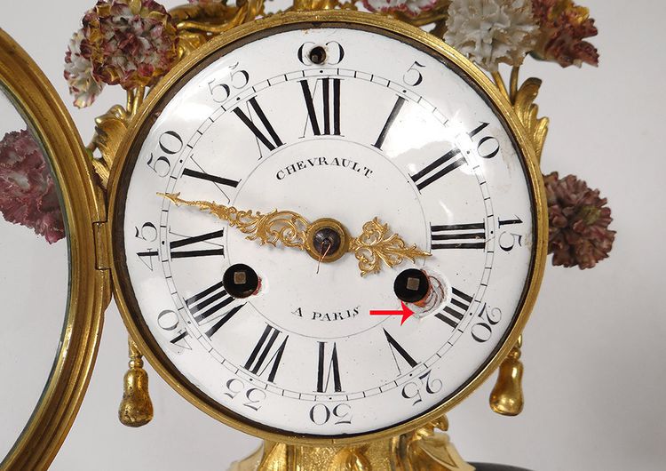 Louis XV Buffalo Clock Gilt Bronze Lacquered Wood Chinese Candelabra 18th Century