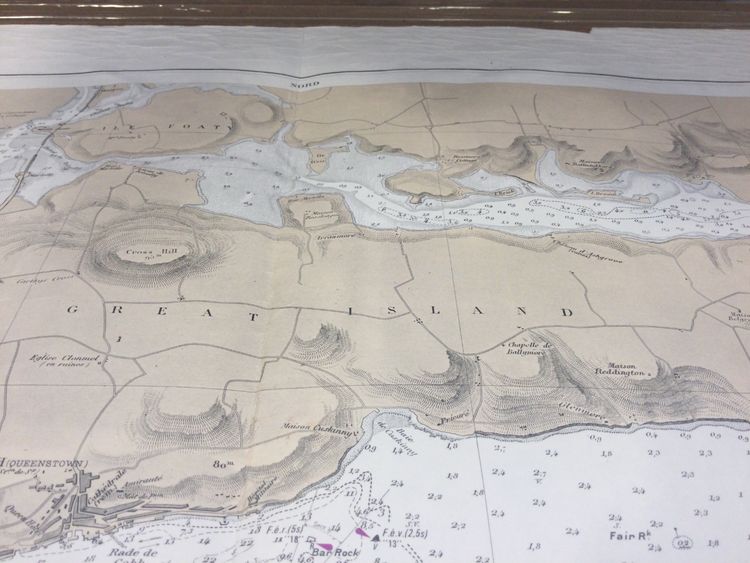 Carta nautica "Coste meridionali dell'Irlanda"