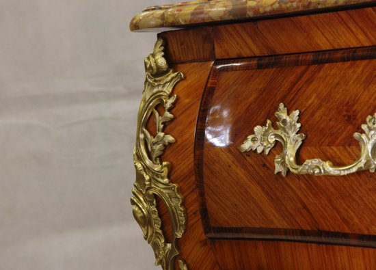 Commode Marquetée, XVIIIe Siècle (fin Régence)