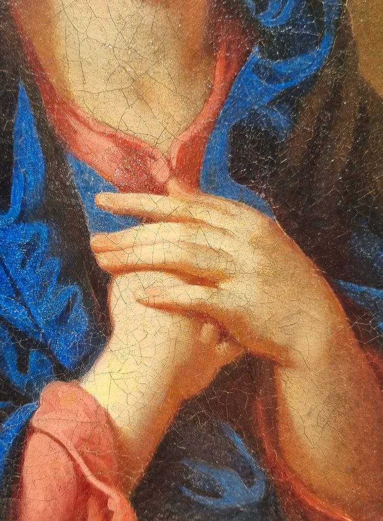 Ecole française du XVIIe siècle (D'après Charles DE LA FOSSE) - Vierge d e l'Annonciation