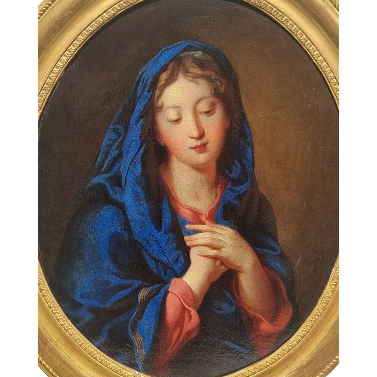 Ecole française du XVIIe siècle (D'après Charles DE LA FOSSE) - Vierge d e l'Annonciation