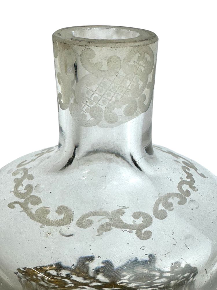 Crystal Perfume Bottle - Veyrat Goldsmith Hallmark