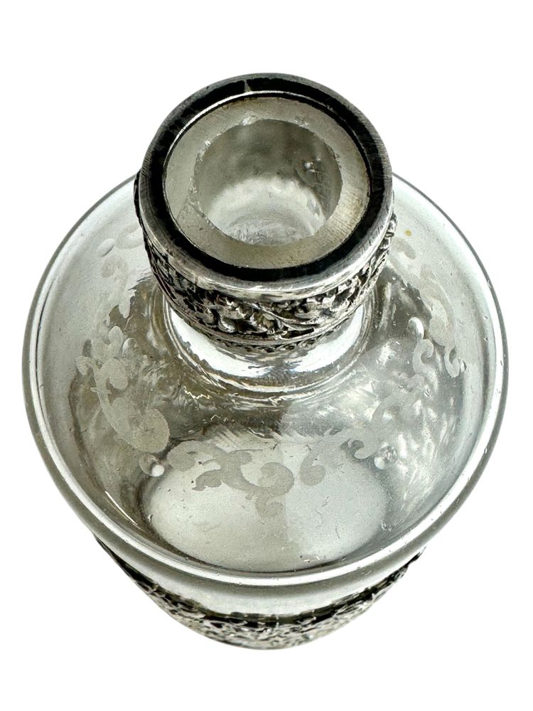 Crystal Perfume Bottle - Veyrat Goldsmith Hallmark