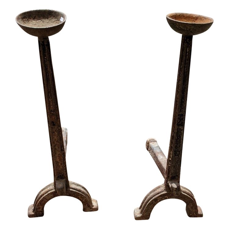 Pair of bowl landiers