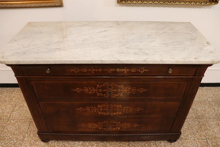 Commode Italienne Ancienne, XIXe Siècle Charles X