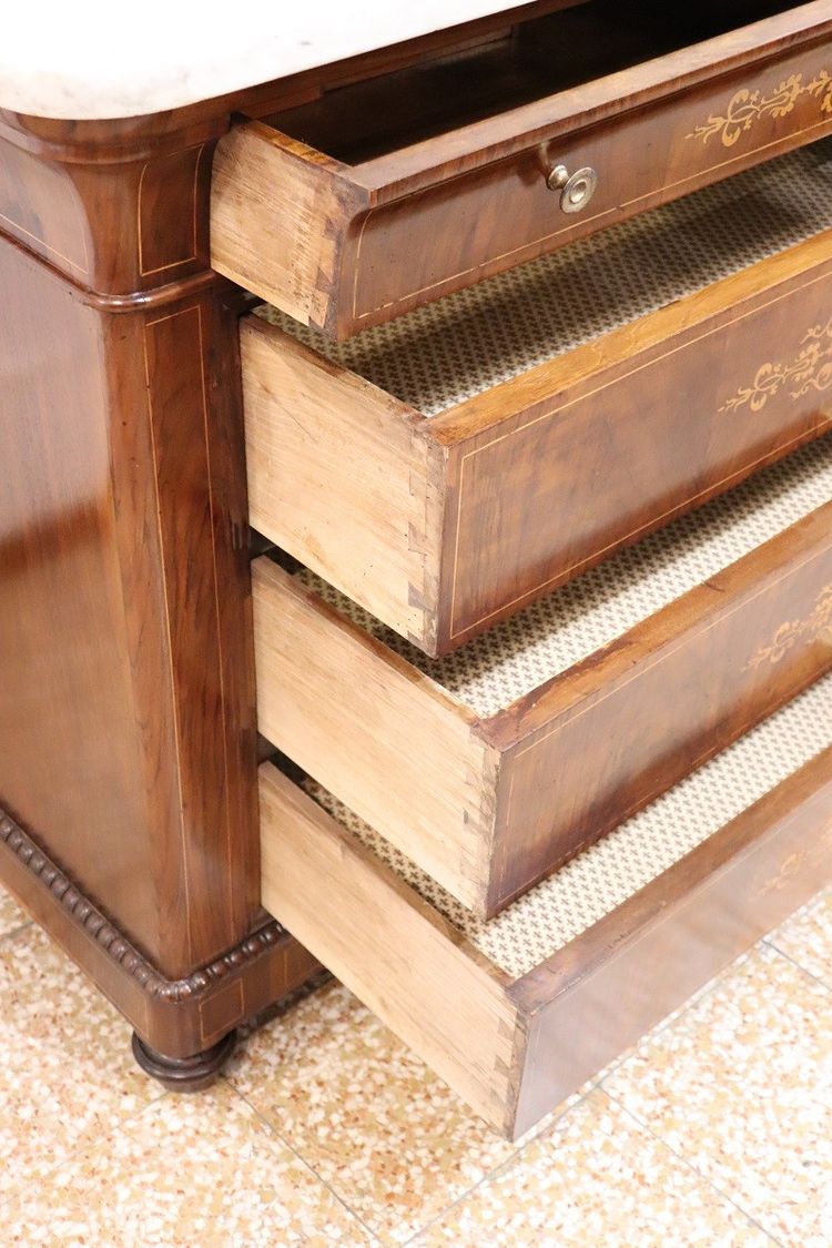 Commode Italienne Ancienne, XIXe Siècle Charles X