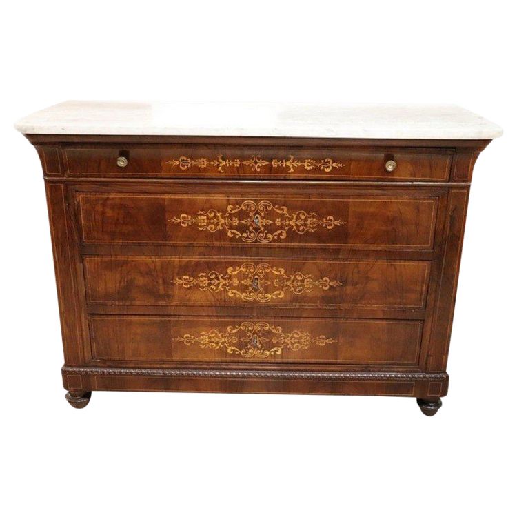 Commode Italienne Ancienne, XIXe Siècle Charles X