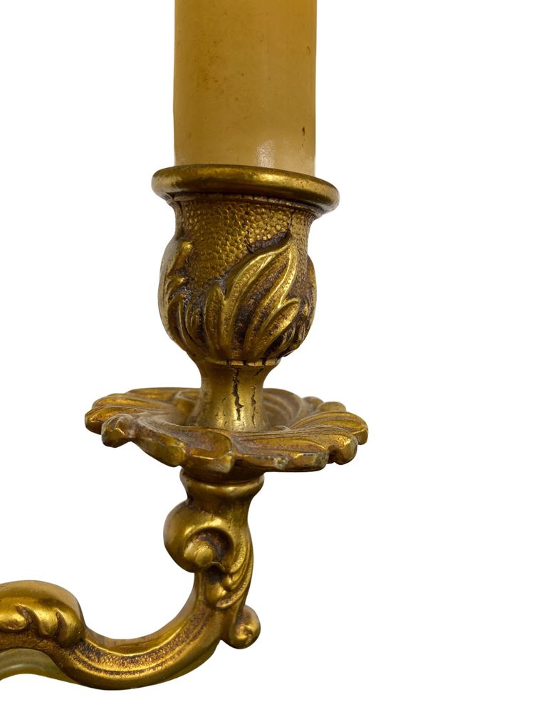Lampada bouillote neoclassica in bronzo dorato, XIX secolo
