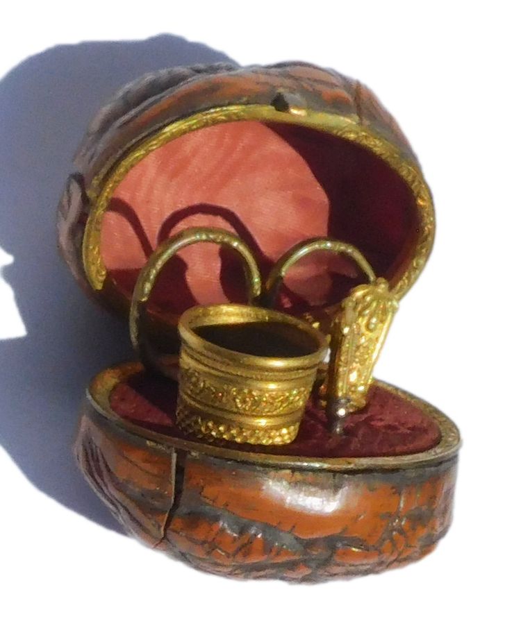 Miniature Sewing Kit for Children Dolls in a Nutshell