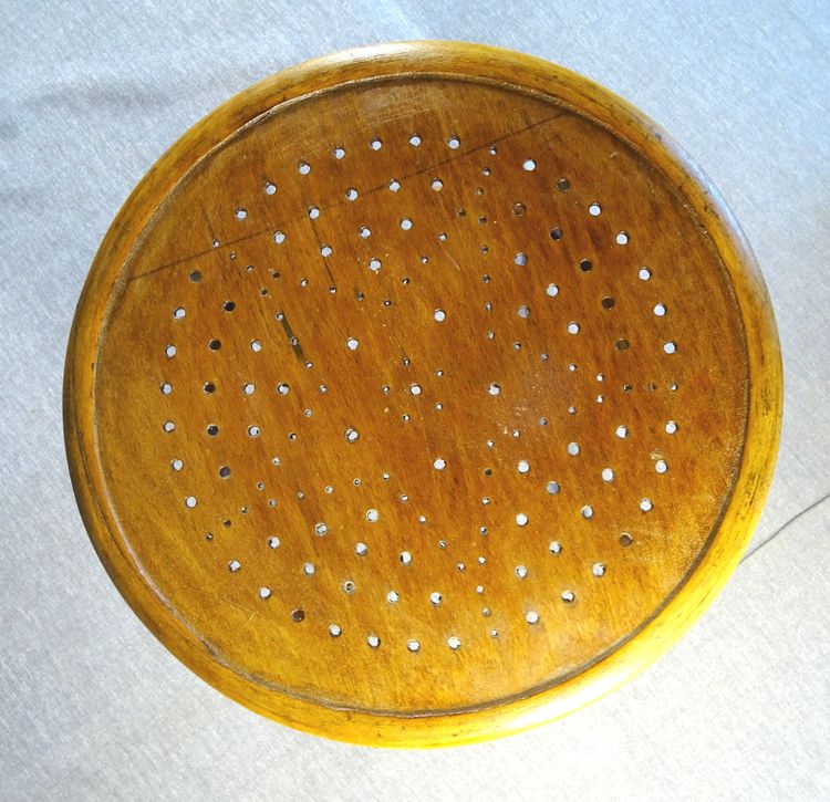 Kohn stool, no Thonet, circa 1900, "Star" seat