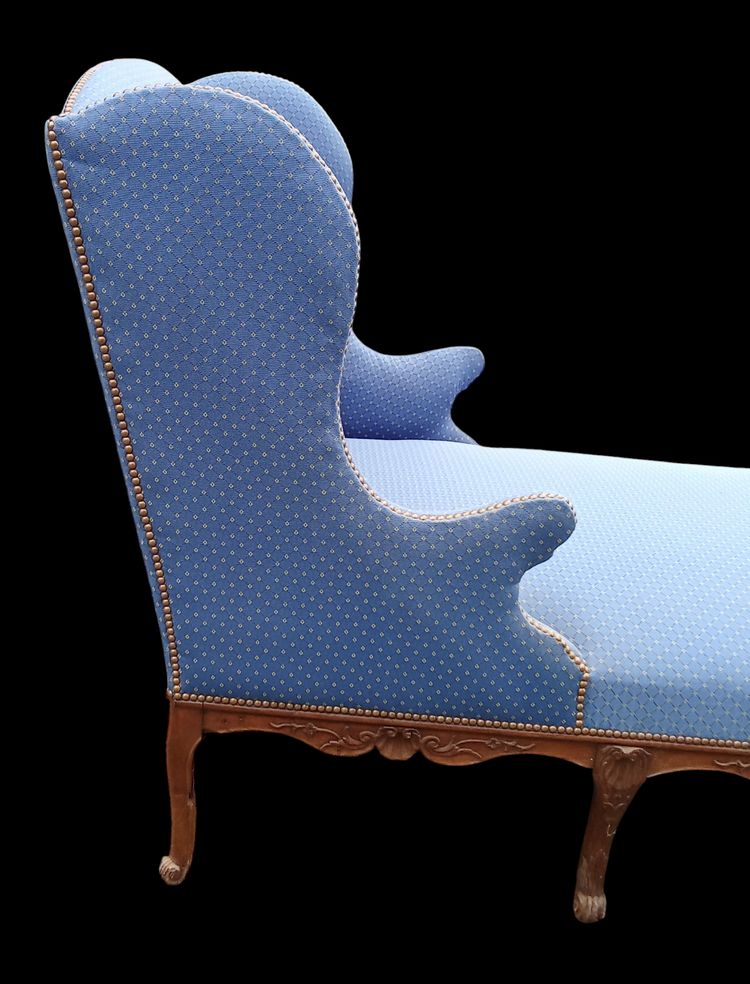 Antique Louis XV style duchess chaise longue