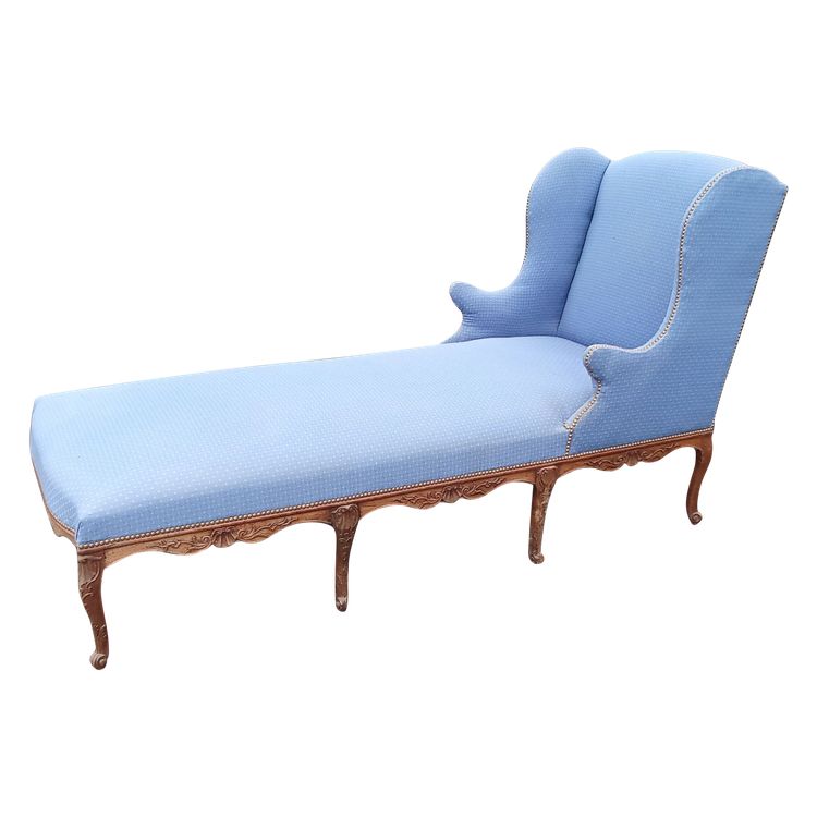 Antique Louis XV style duchess chaise longue