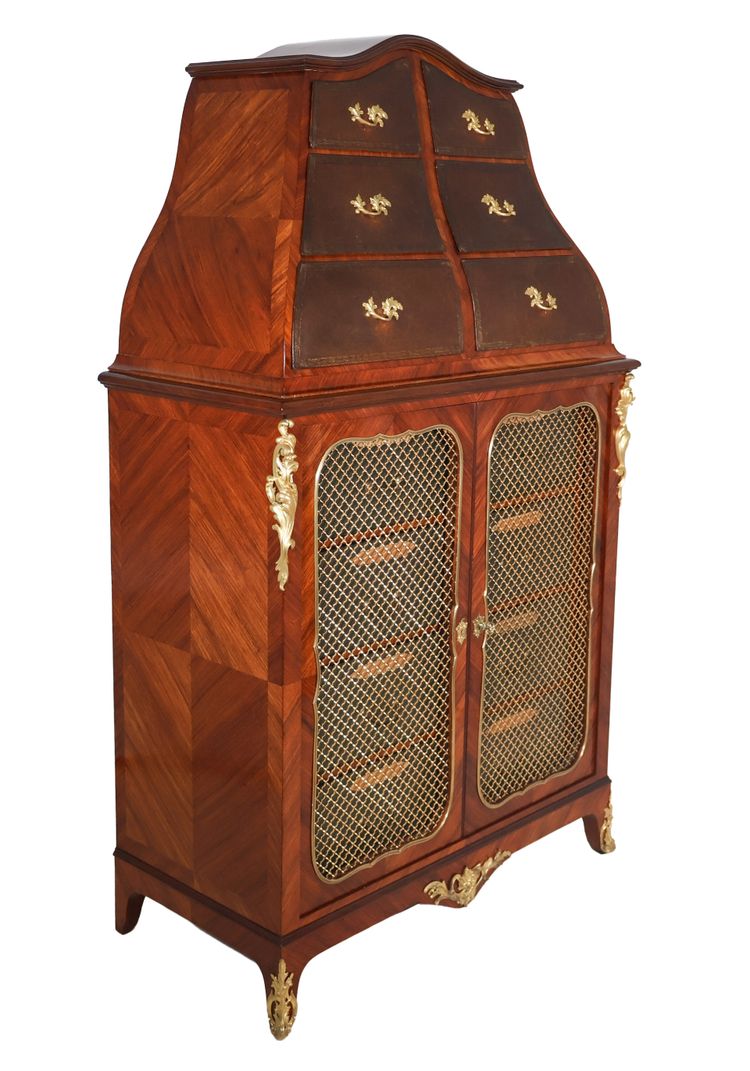 Mobiletto in cartone Luigi XV, fine XIX secolo – timbro Raulin