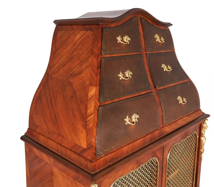 Mobiletto in cartone Luigi XV, fine XIX secolo – timbro Raulin
