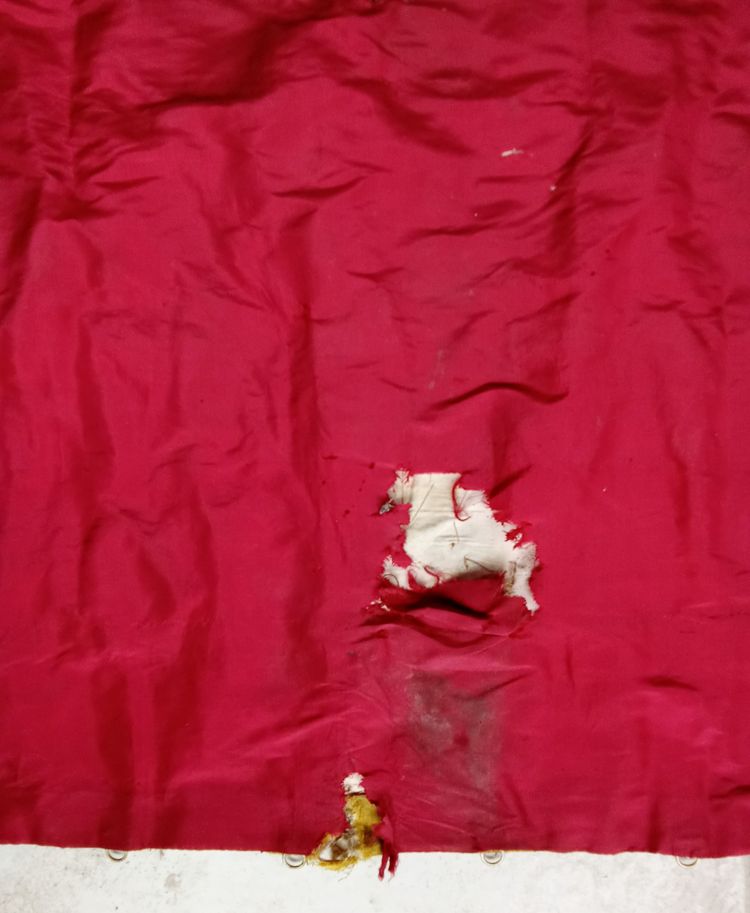 Ancien Parement D Autel au Fils D Or 19 ème siècle 