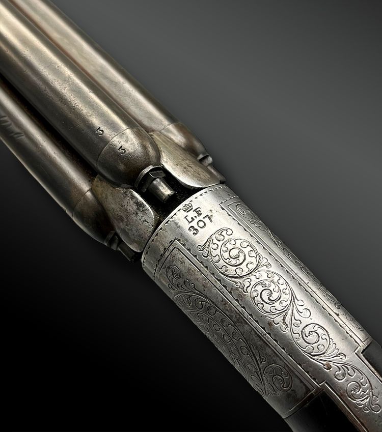 Revolver Pepperbox firmato MARIETTE - Liegi, Belgio - XIX secolo
