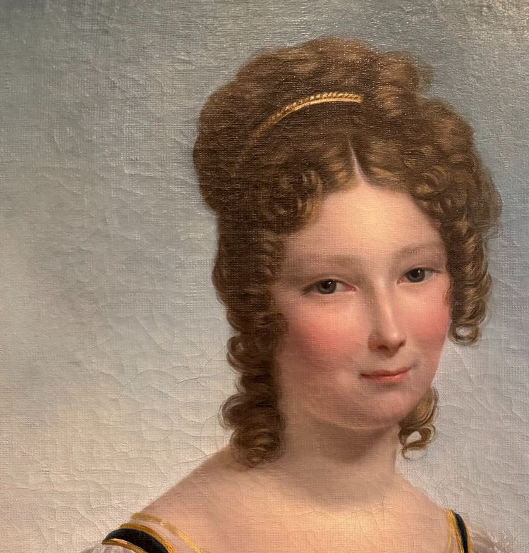 Ritratto di una giovane ragazza, H.LEMAIRE 1817