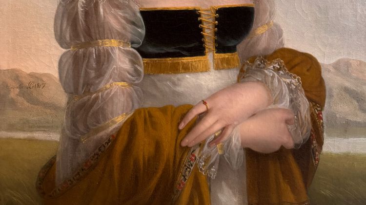 Ritratto di una giovane ragazza, H.LEMAIRE 1817