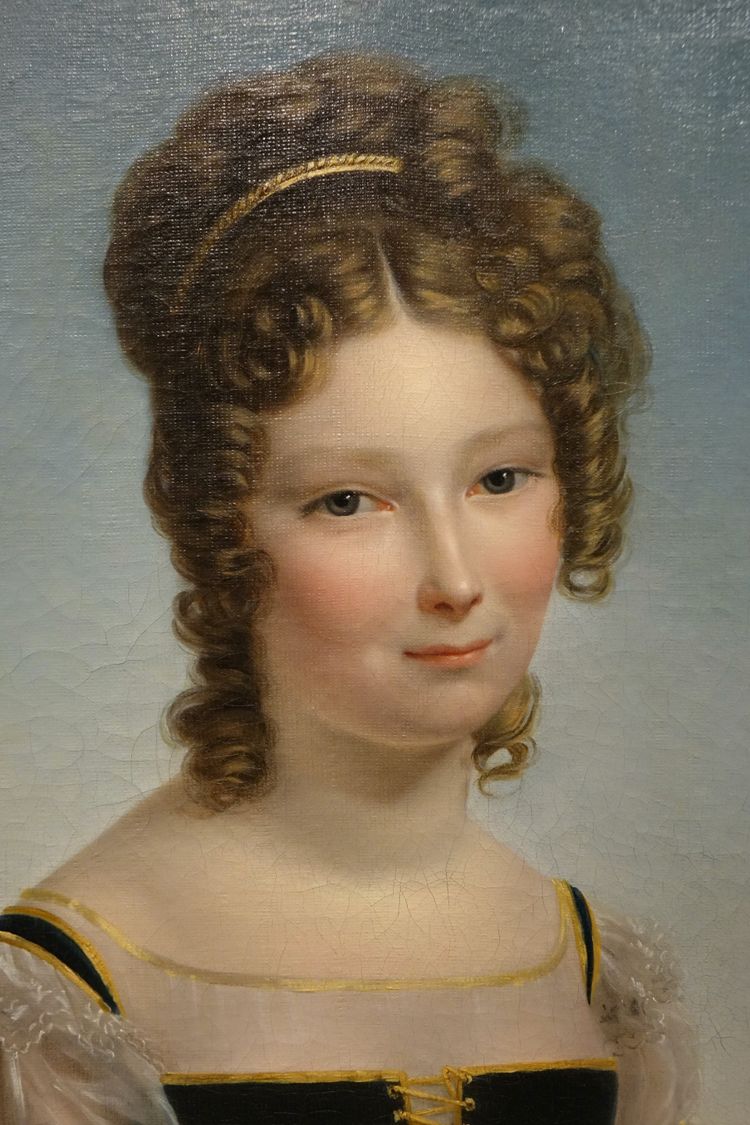 Ritratto di una giovane ragazza, H.LEMAIRE 1817