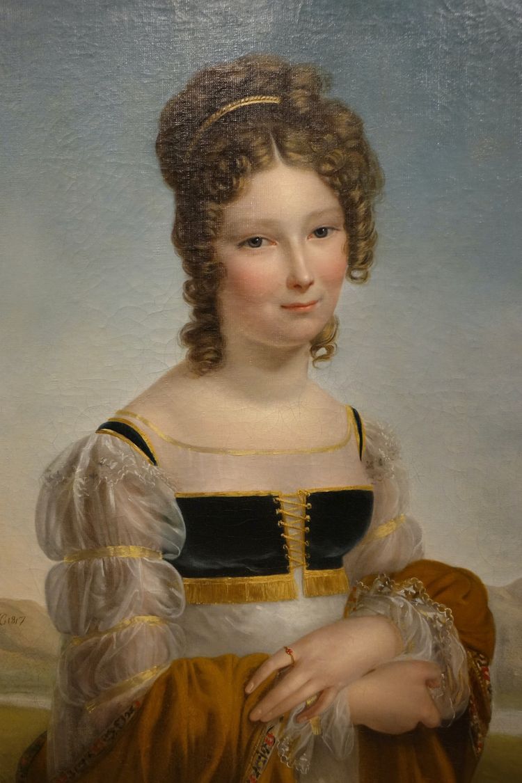 Ritratto di una giovane ragazza, H.LEMAIRE 1817