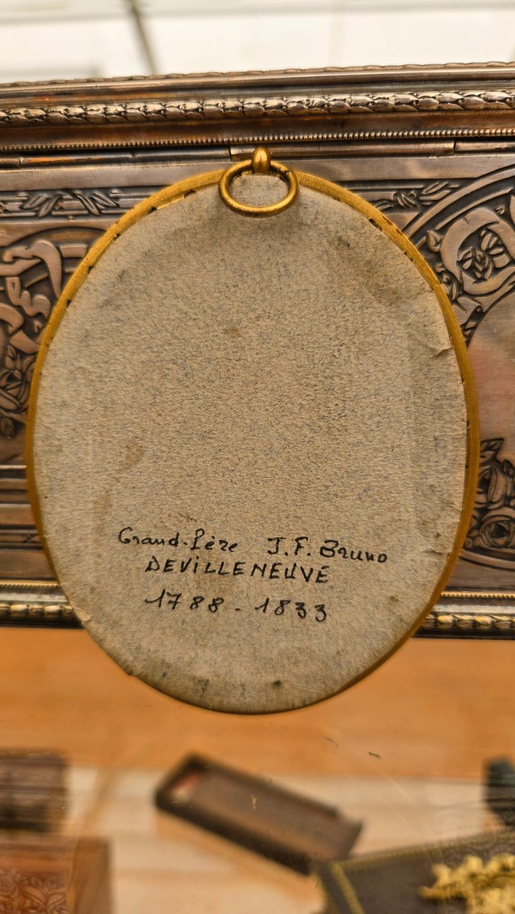 Machera Ferdinand, Miniature on Paper 1819, Mr Devilleneuve