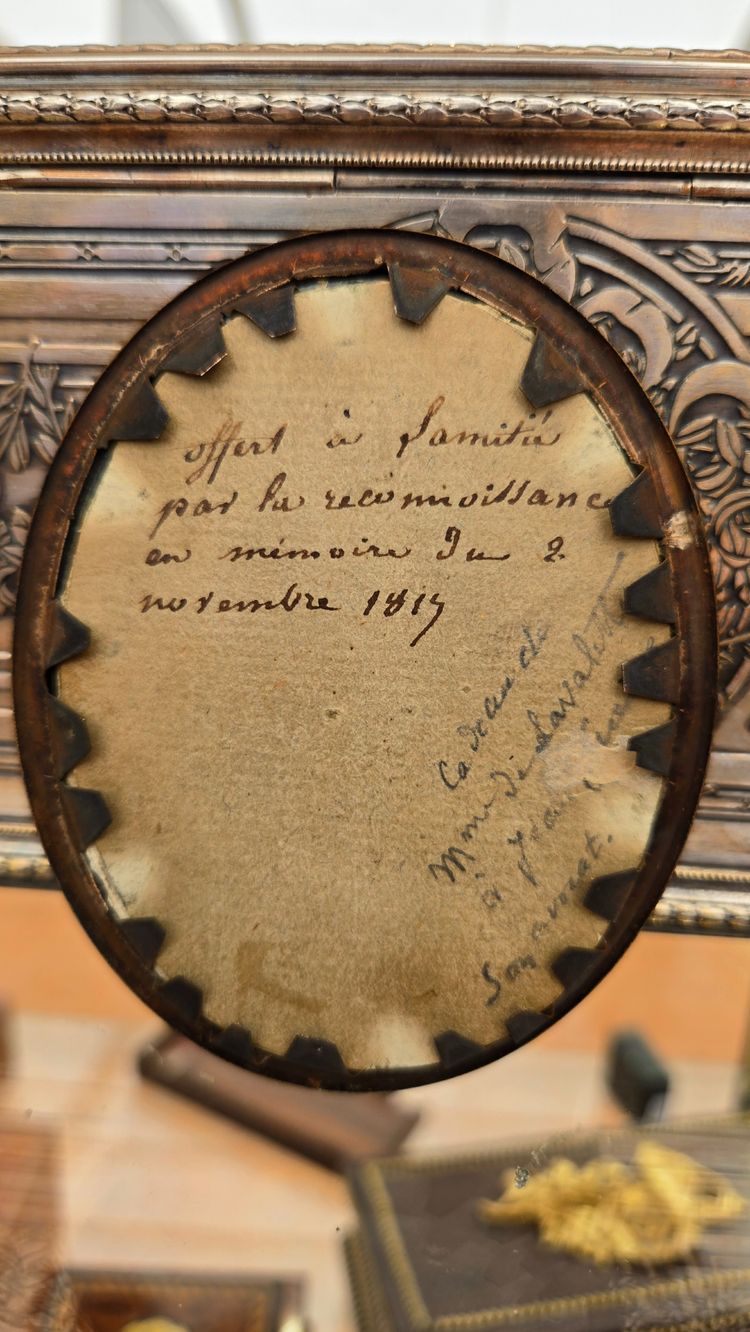 Machera Ferdinand, Miniature Dated 1817, Madame De Lavalette