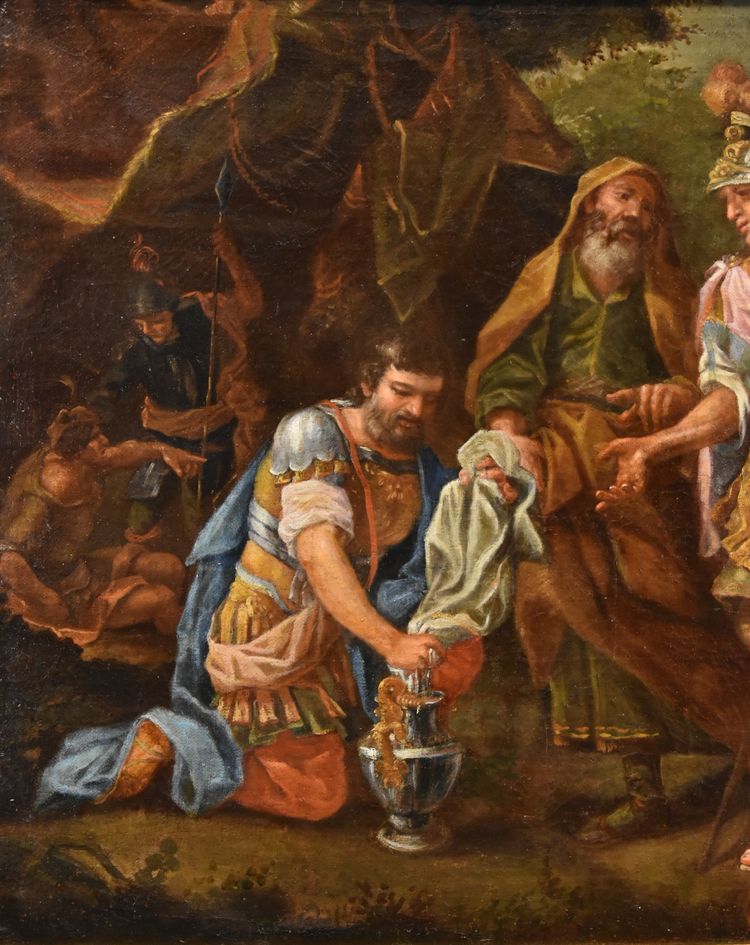 Alexandre Le Grand devant Le Tombeau d'Achille, Francesco De Mura (1696 – 1782)