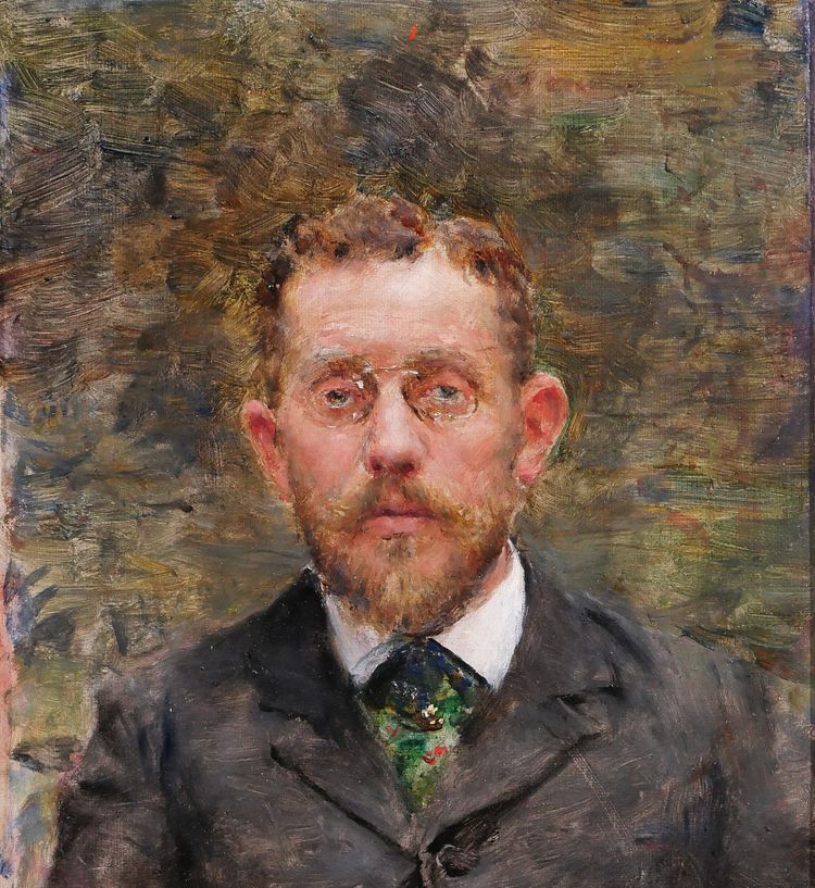 Georges Moreau de Tours 1848-1901 Ritratto del dottor Critzman, dipinto circa 1880-90 uomo 