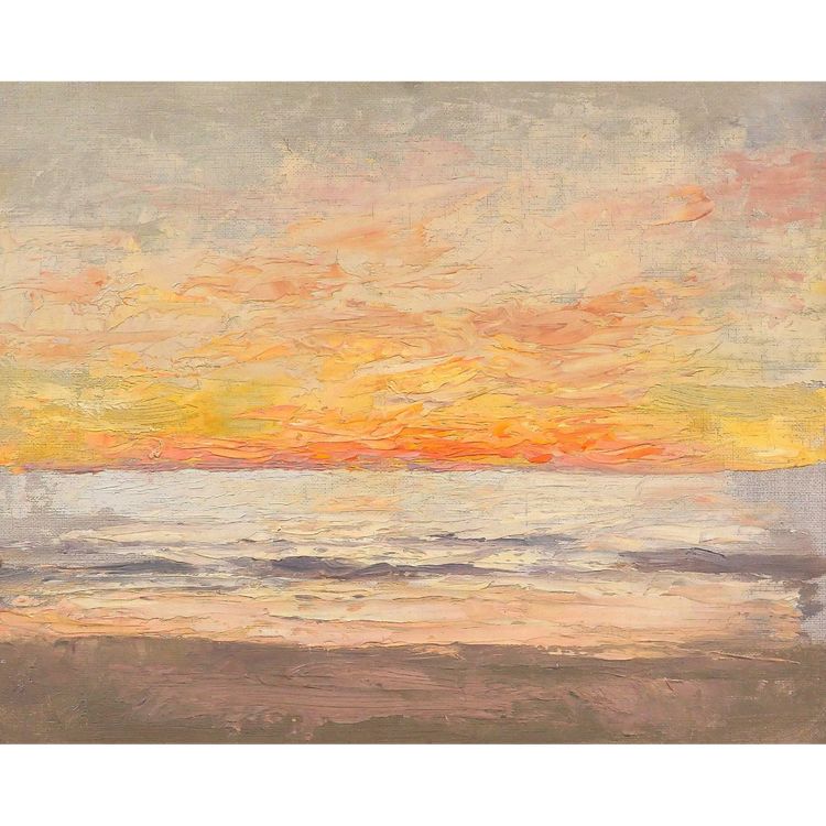 Joseph François 1851-1940 Studio del cielo, paesaggio, pittura, impressionismo, Belgio, marina