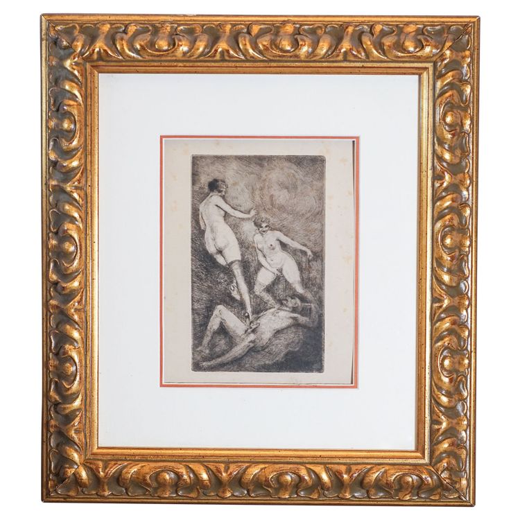 Erotic engraving