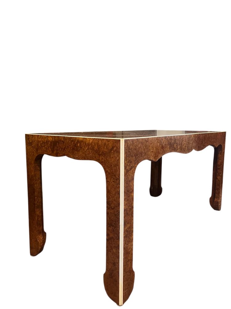 Tavolino da caffè - Art Déco - Legno di Amboyna - Francia - XX secolo