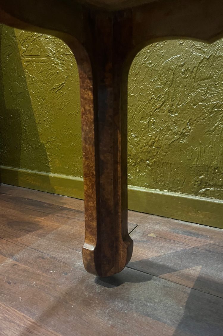 Tavolino da caffè - Art Déco - Legno di Amboyna - Francia - XX secolo
